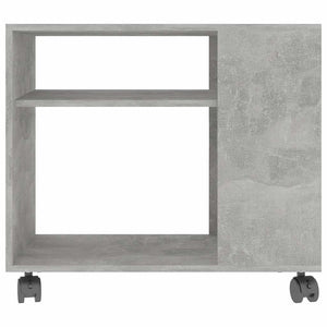 Τραπέζι Βοηθητικό Γκρι Σκυροδ. 70x35x60,5 εκ. Επεξεργασμένο Ξύλο