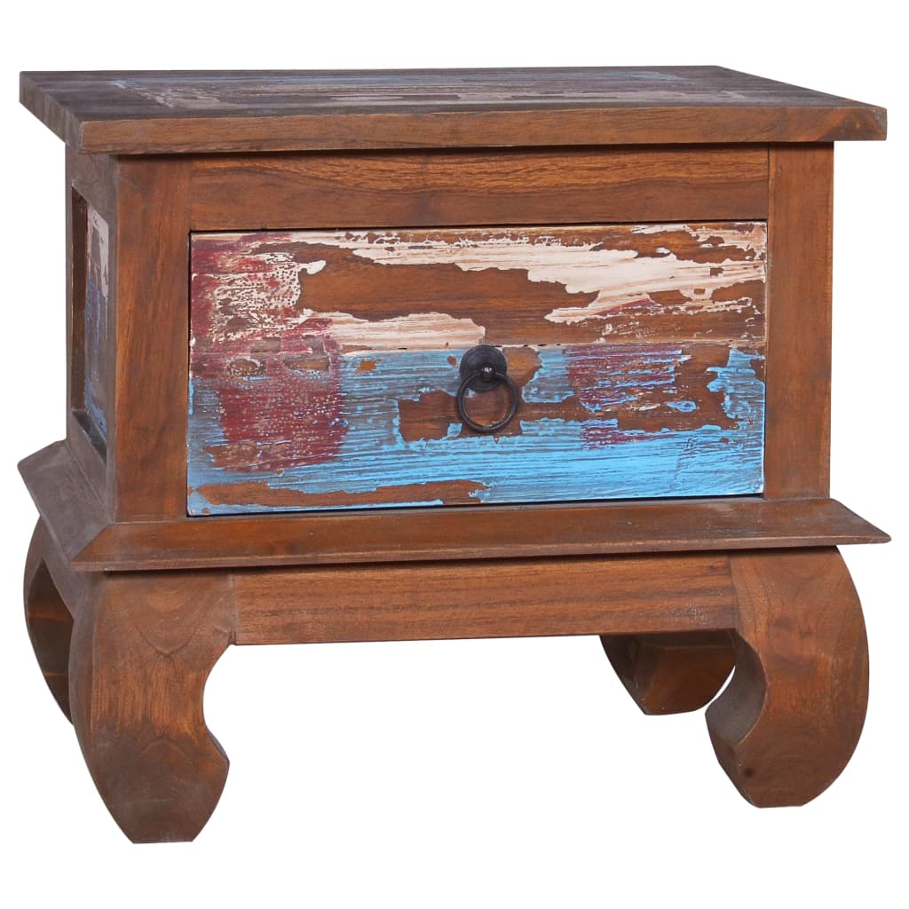 Κομοδίνο 45 x 35 x 40 εκ. από Ανακυκλωμένο Ξύλο Teak