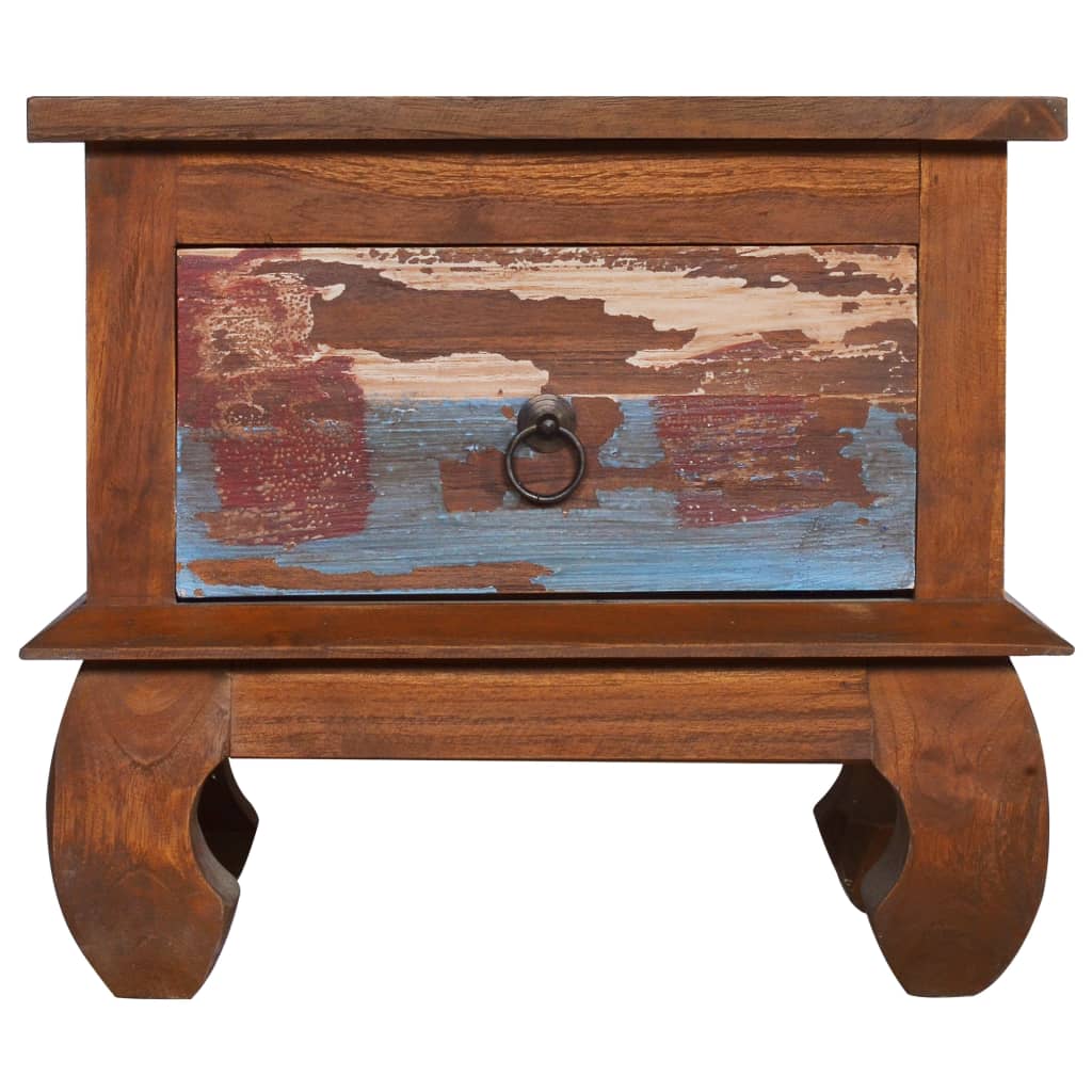 Κομοδίνο 45 x 35 x 40 εκ. από Ανακυκλωμένο Ξύλο Teak