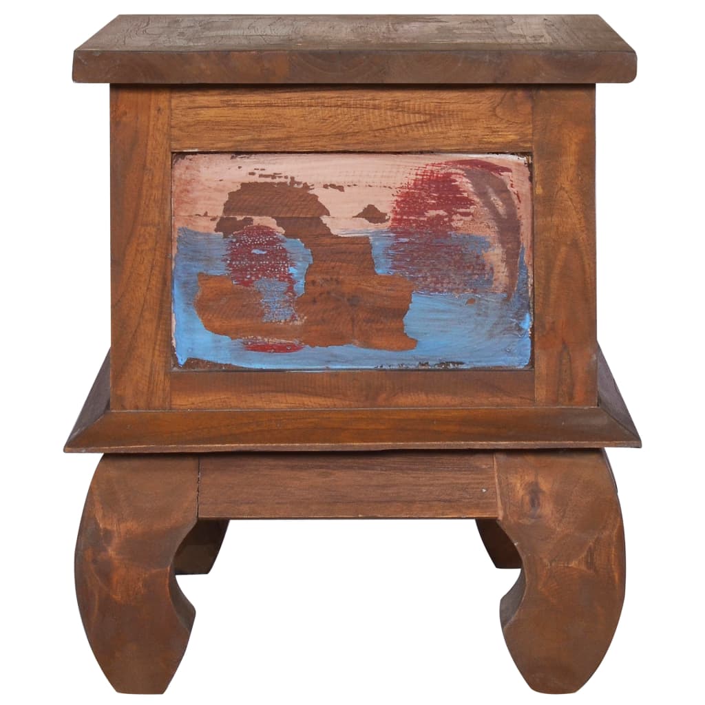 Κομοδίνο 45 x 35 x 40 εκ. από Ανακυκλωμένο Ξύλο Teak