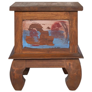 Κομοδίνο 45 x 35 x 40 εκ. από Ανακυκλωμένο Ξύλο Teak