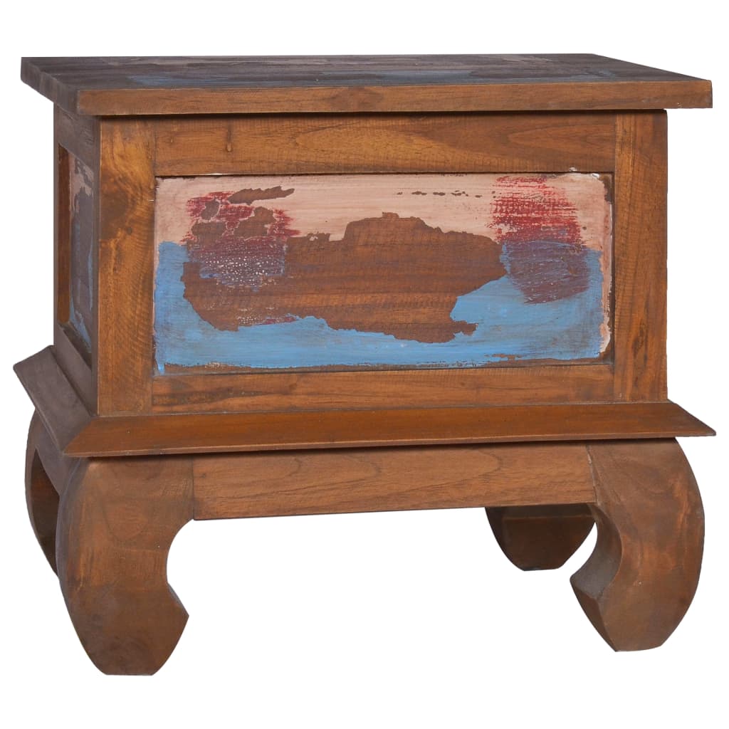 Κομοδίνο 45 x 35 x 40 εκ. από Ανακυκλωμένο Ξύλο Teak