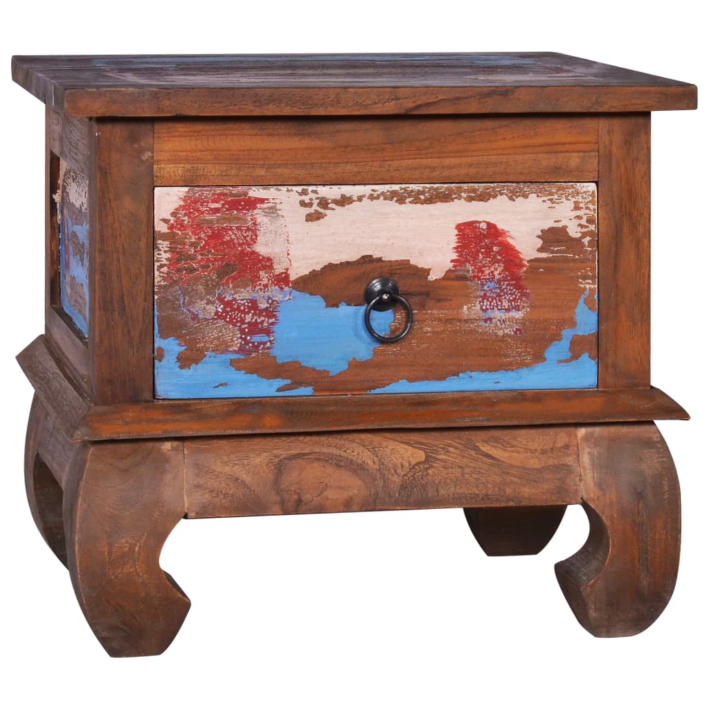 Κομοδίνο 45 x 35 x 40 εκ. από Ανακυκλωμένο Ξύλο Teak