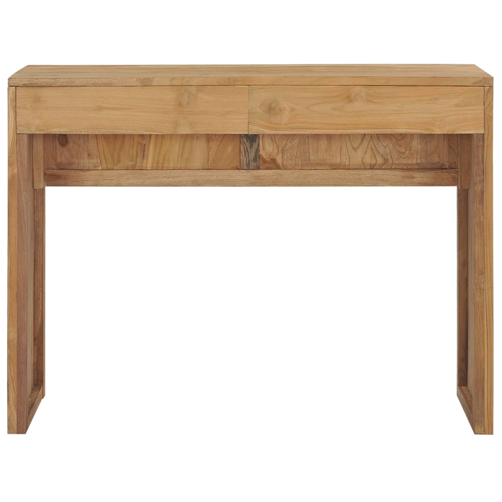 Τραπέζι Κονσόλα 100 x 35 x 75 εκ. από Μασίφ Ξύλο Teak