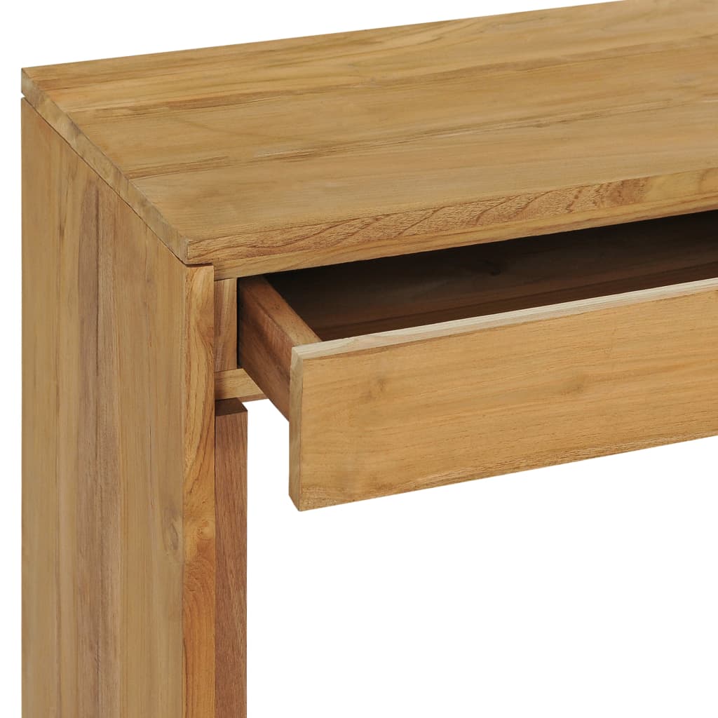 Τραπέζι Κονσόλα 100 x 35 x 75 εκ. από Μασίφ Ξύλο Teak