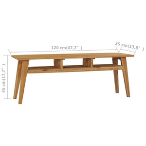 Έπιπλο Τηλεόρασης 120 x 35 x 45 εκ. από Μασίφ Ξύλο Teak - Pakobazaar