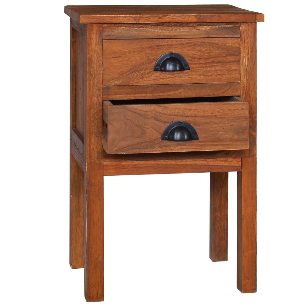 Κομοδίνο 40 x 35 x 60 εκ. από Μασίφ Ξύλο Teak - Pakobazaar