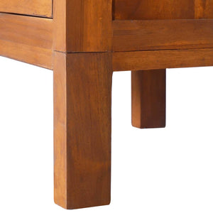 Κομοδίνο 40 x 35 x 60 εκ. από Μασίφ Ξύλο Teak - Pakobazaar