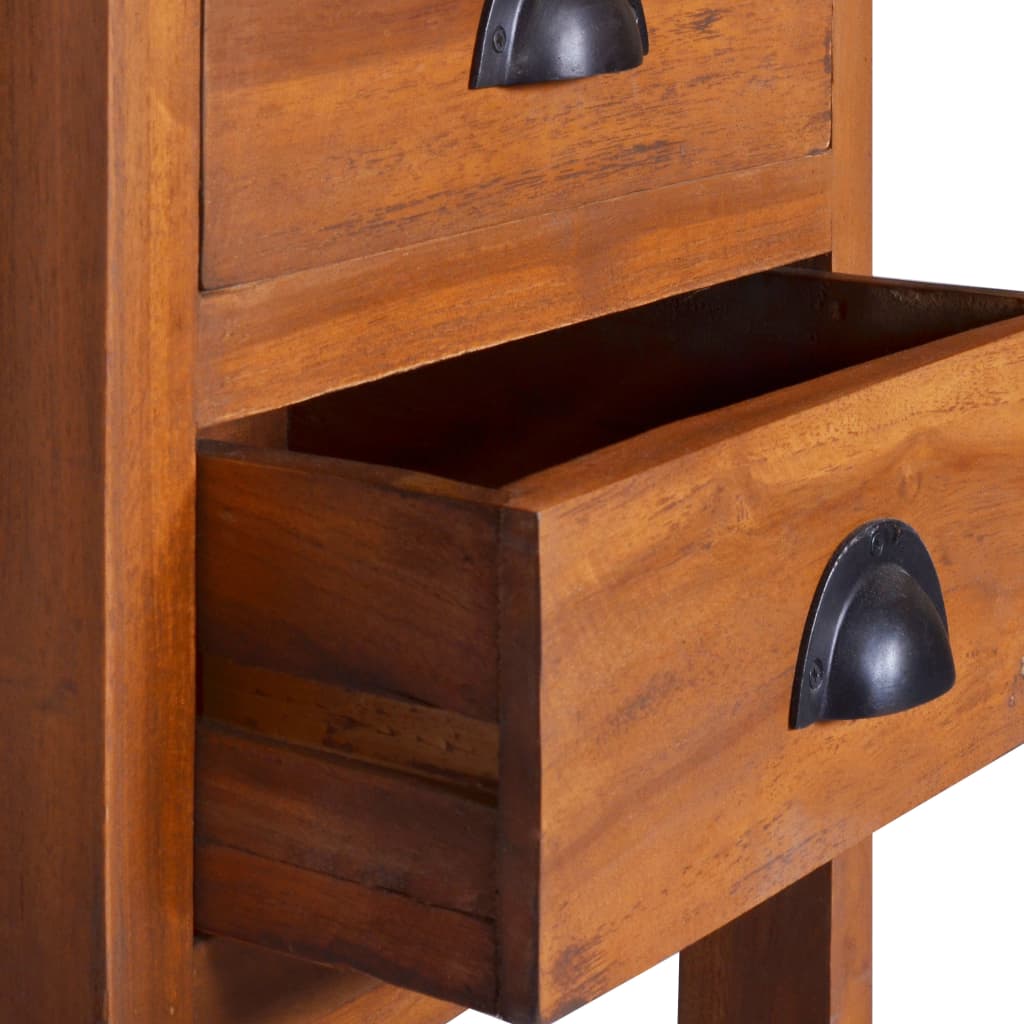 Κομοδίνο 40 x 35 x 60 εκ. από Μασίφ Ξύλο Teak - Pakobazaar