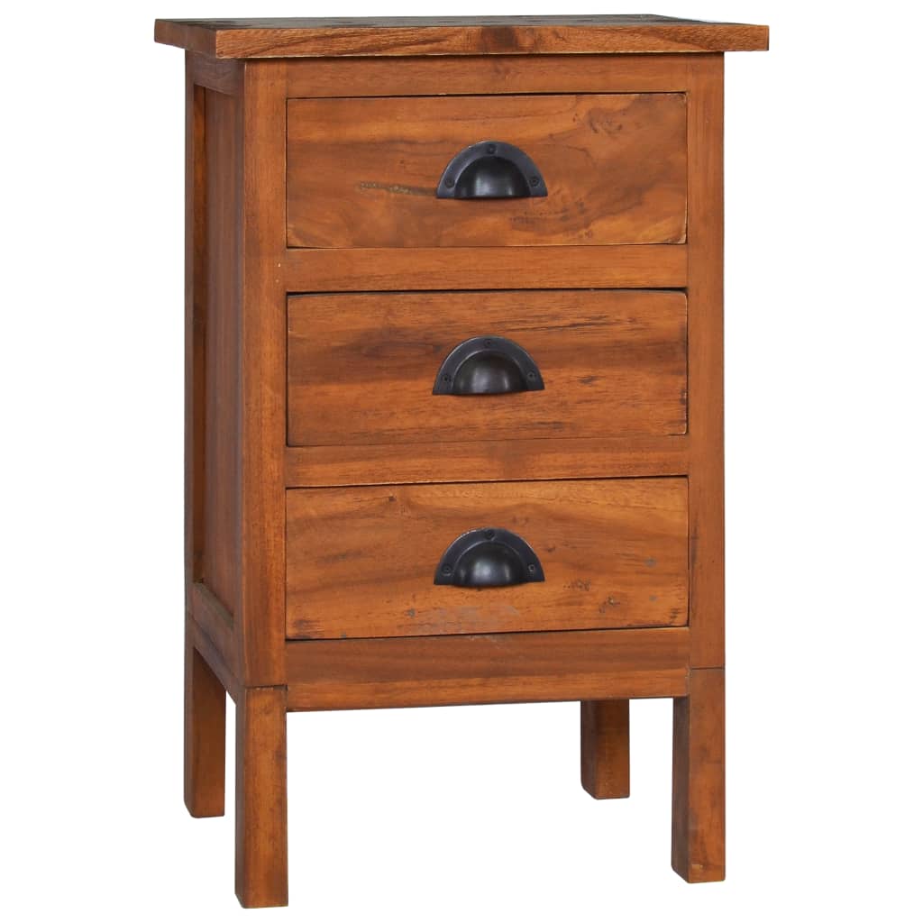 Κομοδίνο 40 x 35 x 60 εκ. από Μασίφ Ξύλο Teak - PAKOBAZAAR