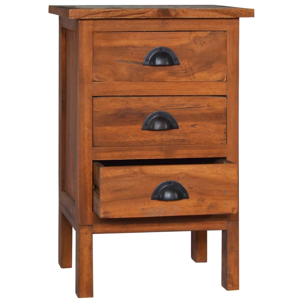 Κομοδίνο 40 x 35 x 60 εκ. από Μασίφ Ξύλο Teak - PAKOBAZAAR