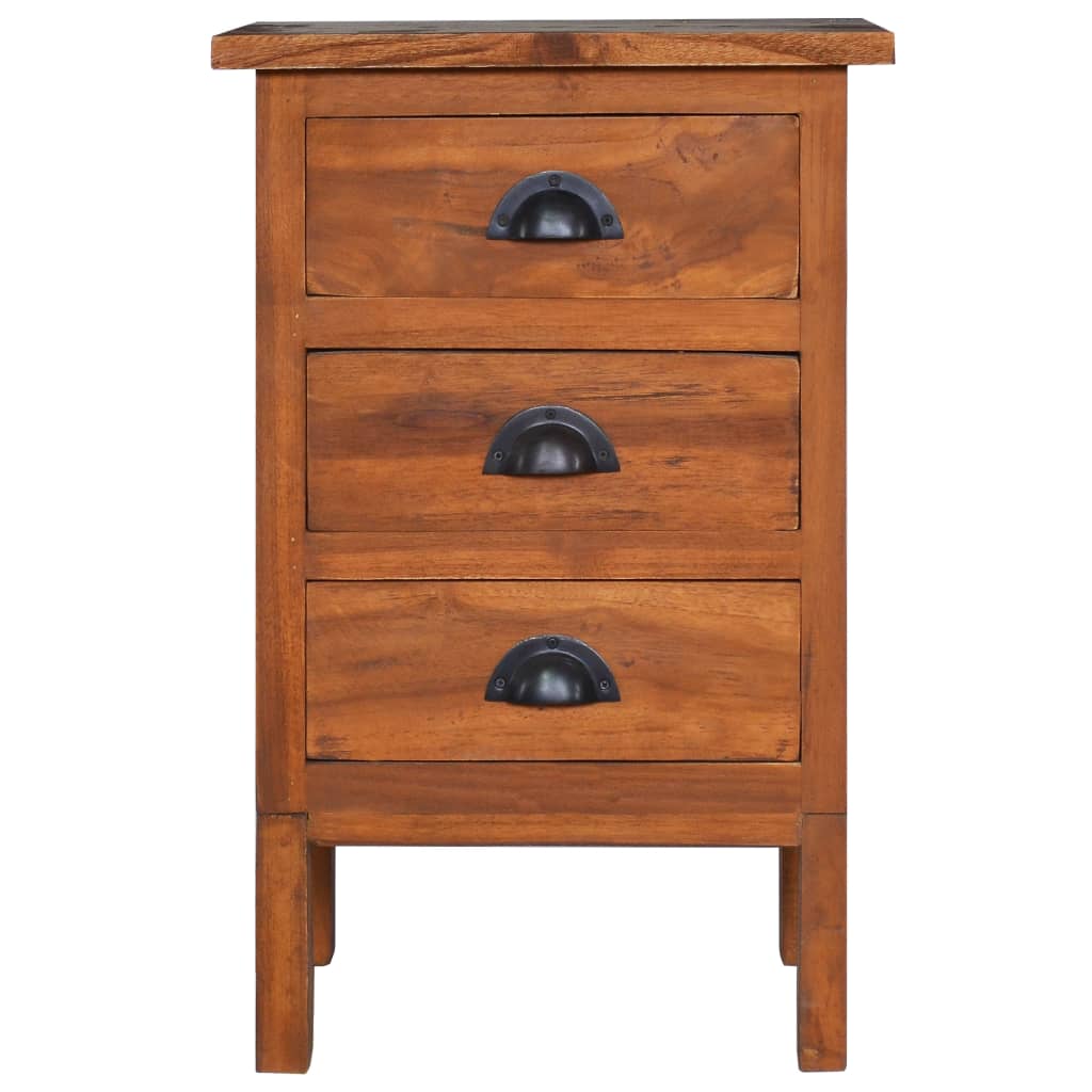 Κομοδίνο 40 x 35 x 60 εκ. από Μασίφ Ξύλο Teak - PAKOBAZAAR