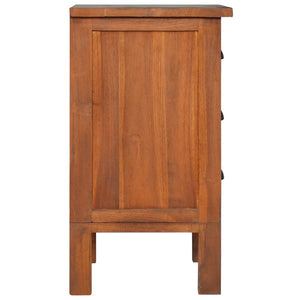 Κομοδίνο 40 x 35 x 60 εκ. από Μασίφ Ξύλο Teak - PAKOBAZAAR