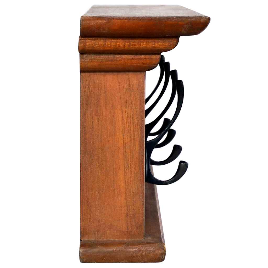 Κρεμάστρα Τοίχου 70 x 10 x 20 εκ. από Μασίφ Ξύλο Teak