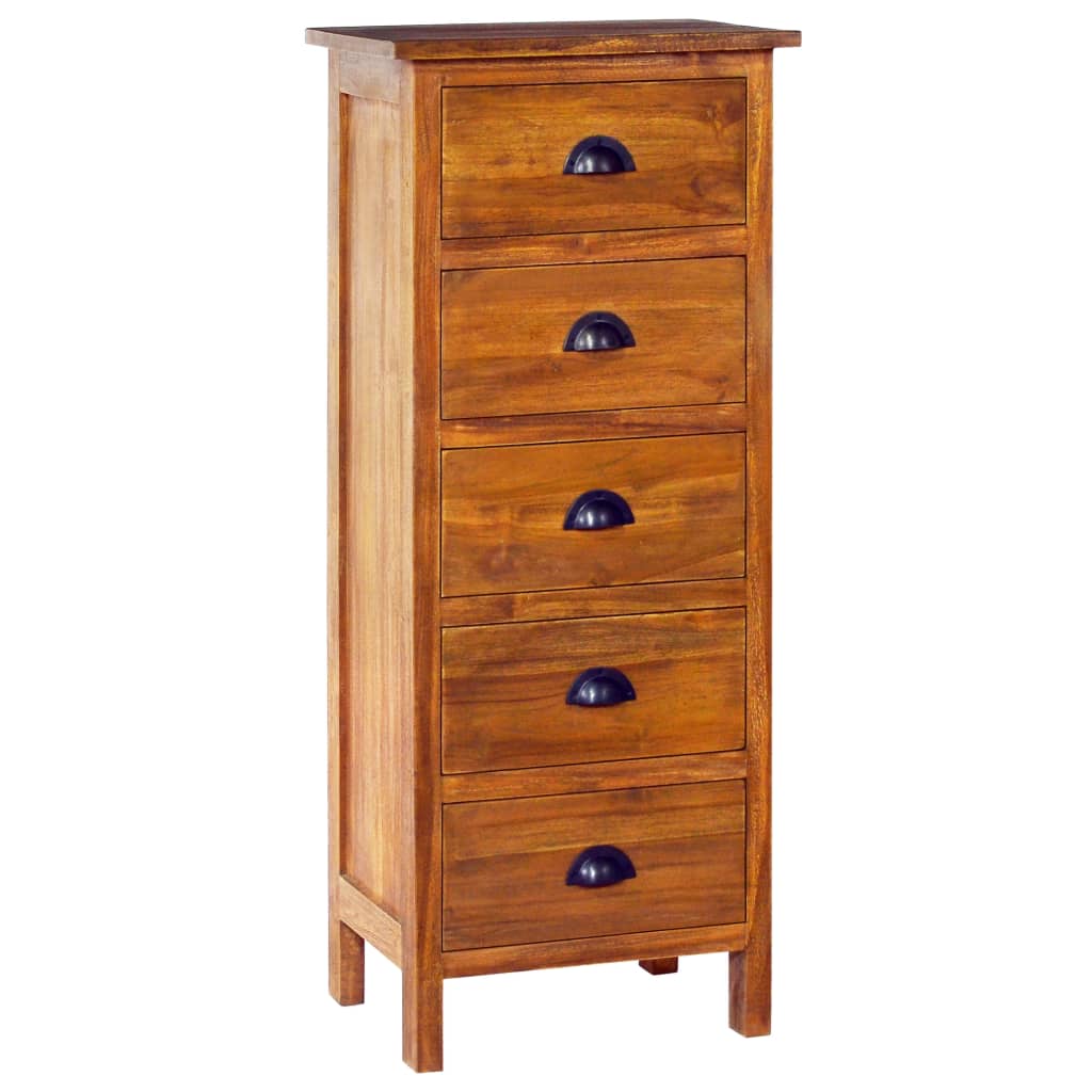 Συρταριέρα 45 x 35 x 110 εκ. από Μασίφ Ξύλο Teak