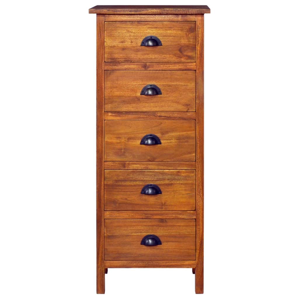 Συρταριέρα 45 x 35 x 110 εκ. από Μασίφ Ξύλο Teak
