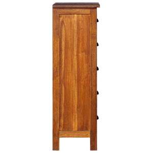 Συρταριέρα 45 x 35 x 110 εκ. από Μασίφ Ξύλο Teak