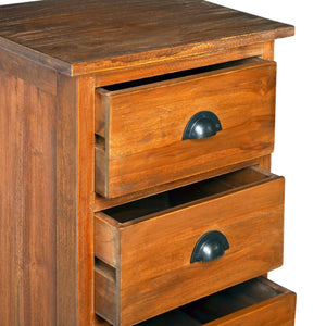 Συρταριέρα 45 x 35 x 110 εκ. από Μασίφ Ξύλο Teak