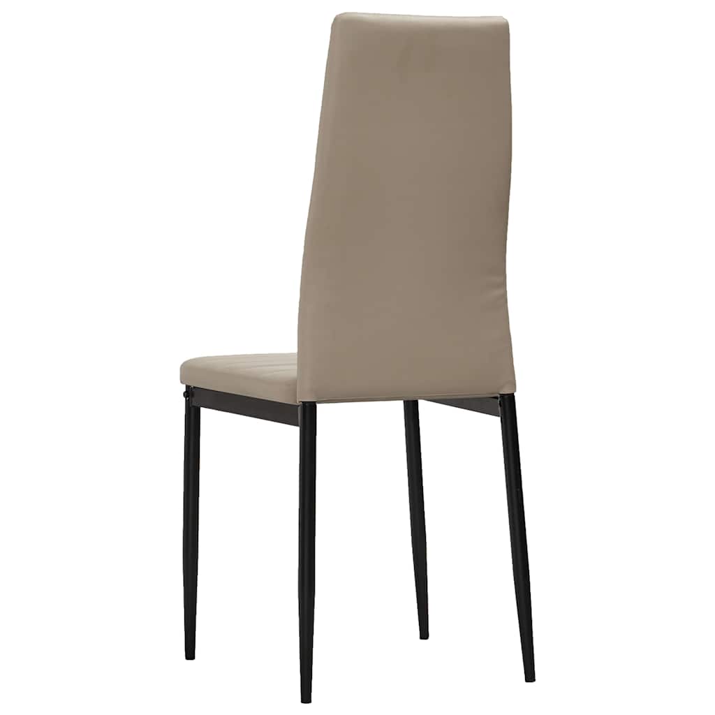 3053910  3 Piece Dining Set Faux Leather Cappuccino(248299+282585) - Pakobazaar