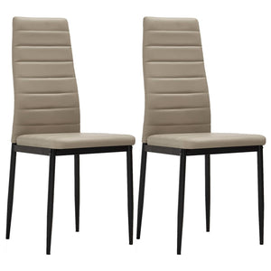3053990  3 Piece Dining Set Faux Leather Cappuccino(248305+282585)