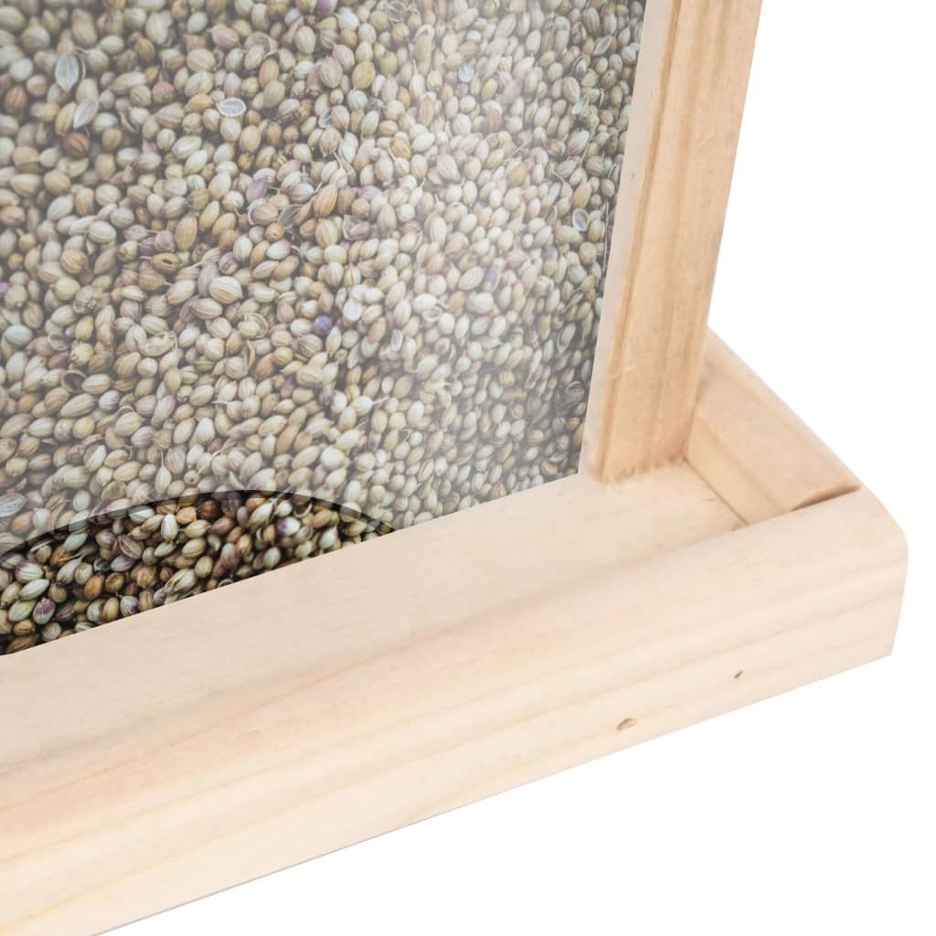 Ταΐστρες Πουλιών 4 τεμ. από Ξύλο Ελάτης