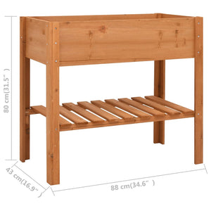 Γλάστρα 88 x 43 x 80 εκ. από Ξύλο Ελάτης