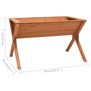 Γλάστρα 90 x 55 x 56 εκ. από Ξύλο Ελάτης