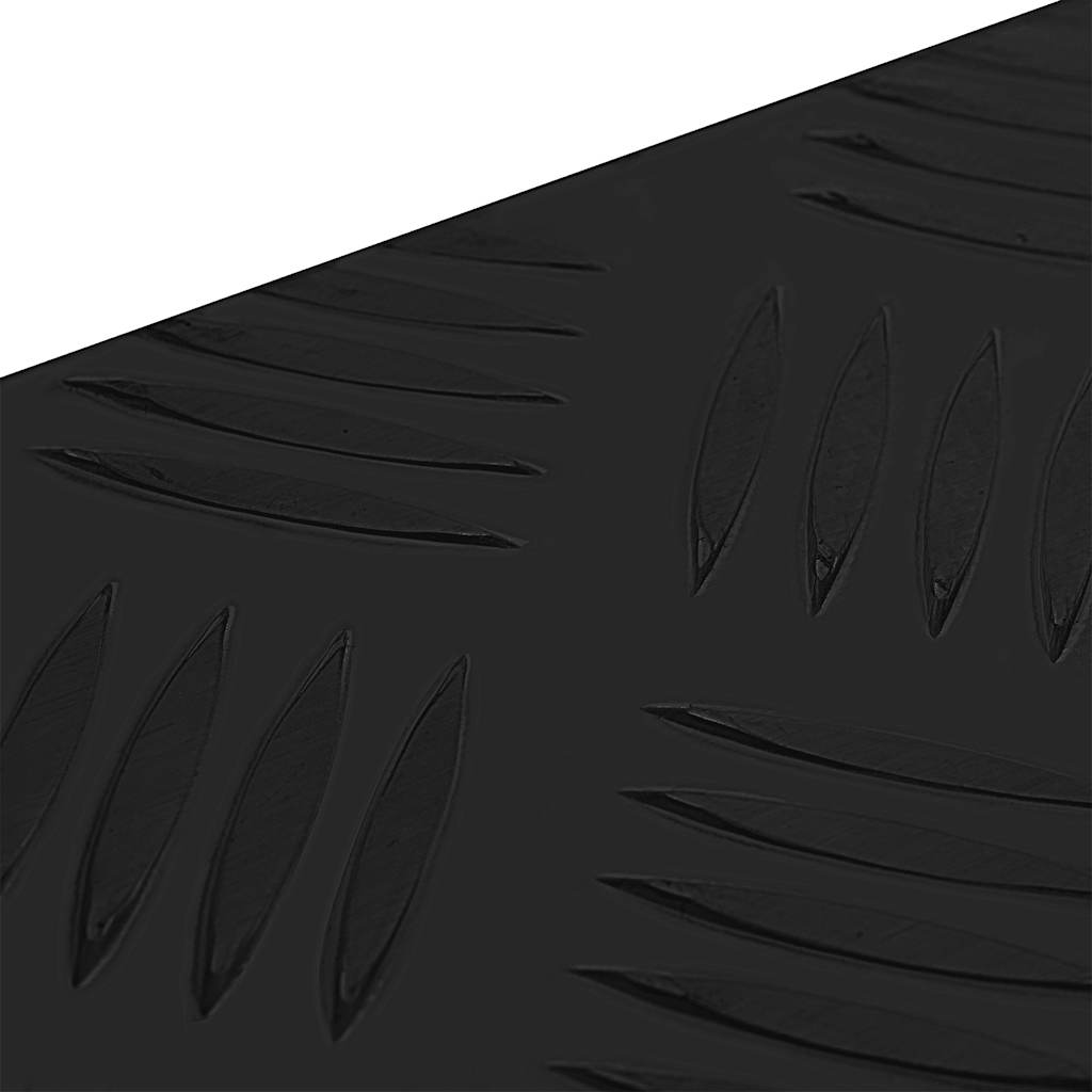 Κουτί Αποθήκευσης Μαύρο 80 x 30 x 35 εκ. Αλουμινίου - PAKOBAZAAR