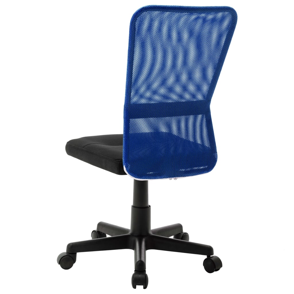 Καρέκλα Γραφείου Μαύρη / Μπλε 44 x 52 x 100 εκ. Διχτυωτό Ύφασμα - PAKOBAZAAR
