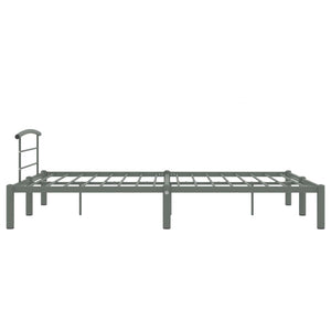 Πλαίσιο Κρεβατιού Γκρι 160 x 200 εκ. Μεταλλικό - PAKOBAZAAR