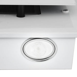 Απορροφητήρας Τοίχου RGB LED 60 εκ. Ανοξ. Ατσάλι & Ψημένο Γυαλί - Pakobazaar
