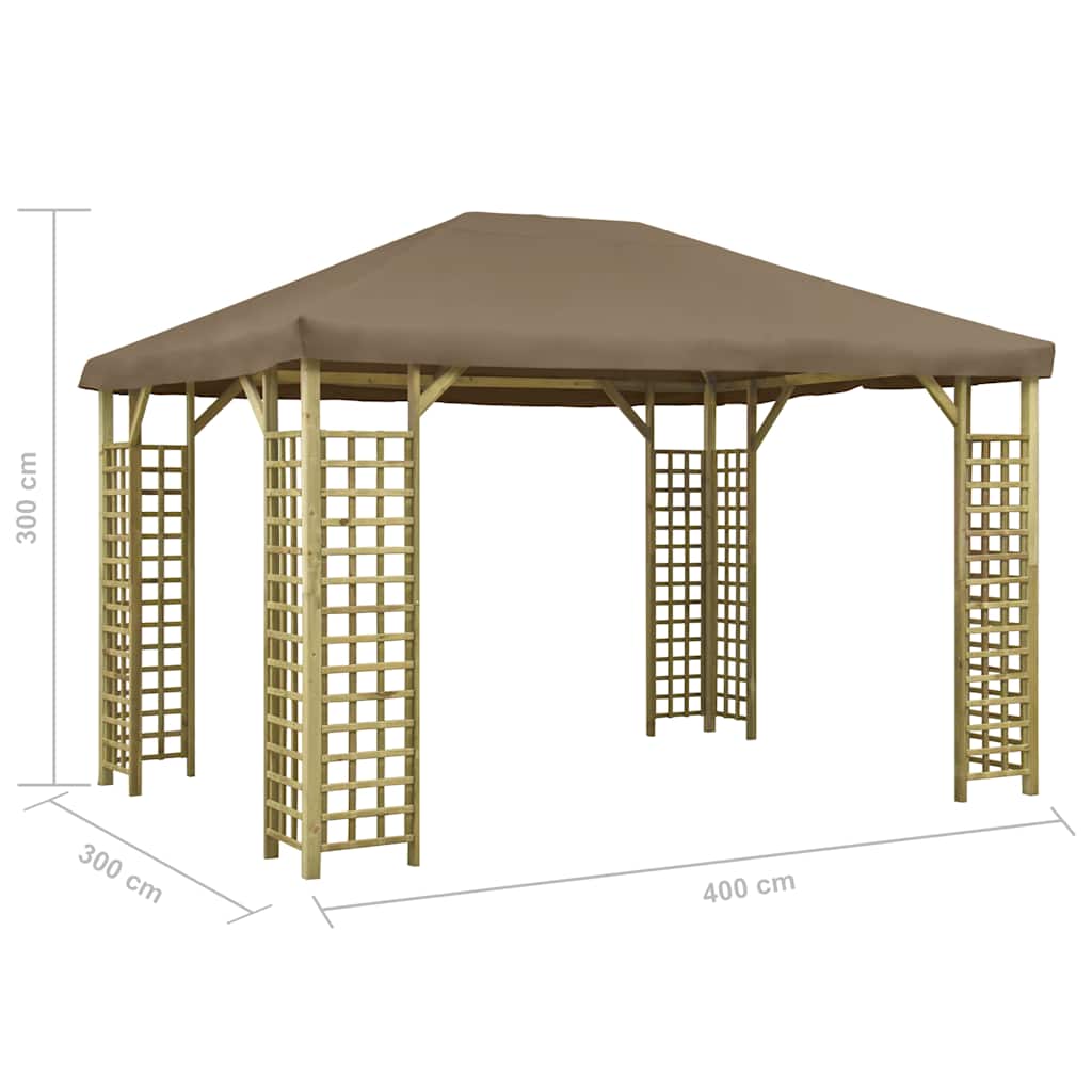 Κιόσκι Taupe 4 x 3 μ.