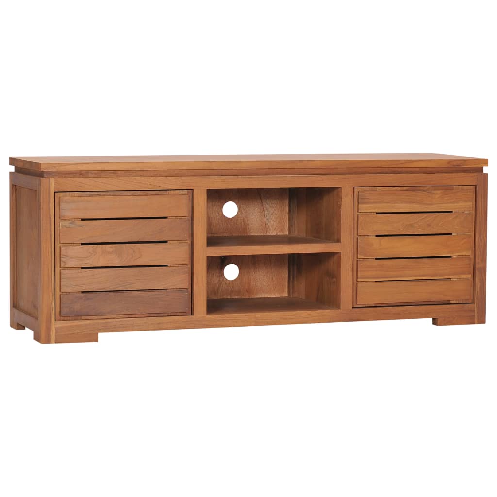 Έπιπλο Τηλεόρασης 110 x 30 x 40 εκ. από Μασίφ Ξύλο Teak - PAKOBAZAAR