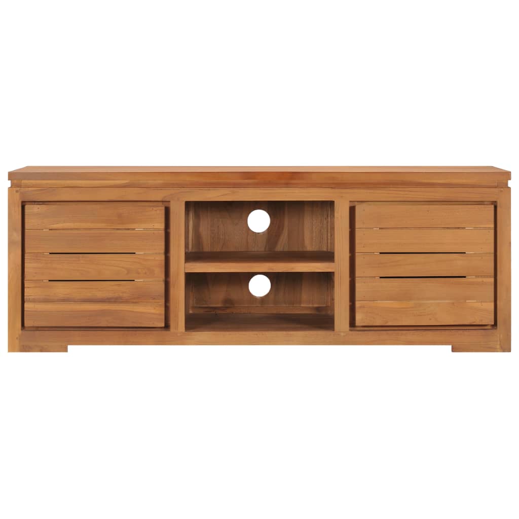 Έπιπλο Τηλεόρασης 110 x 30 x 40 εκ. από Μασίφ Ξύλο Teak - PAKOBAZAAR