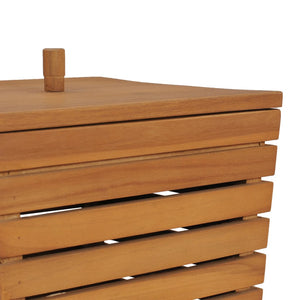 Καλάθι Απλύτων 30 x 30 x 45 εκ. από Μασίφ Ξύλο Teak - PAKOBAZAAR