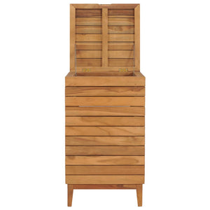 Καλάθι Απλύτων 40 x 40 x 70 εκ. από Μασίφ Ξύλο Teak - PAKOBAZAAR