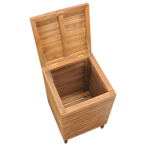 Καλάθι Απλύτων 40 x 40 x 70 εκ. από Μασίφ Ξύλο Teak - PAKOBAZAAR