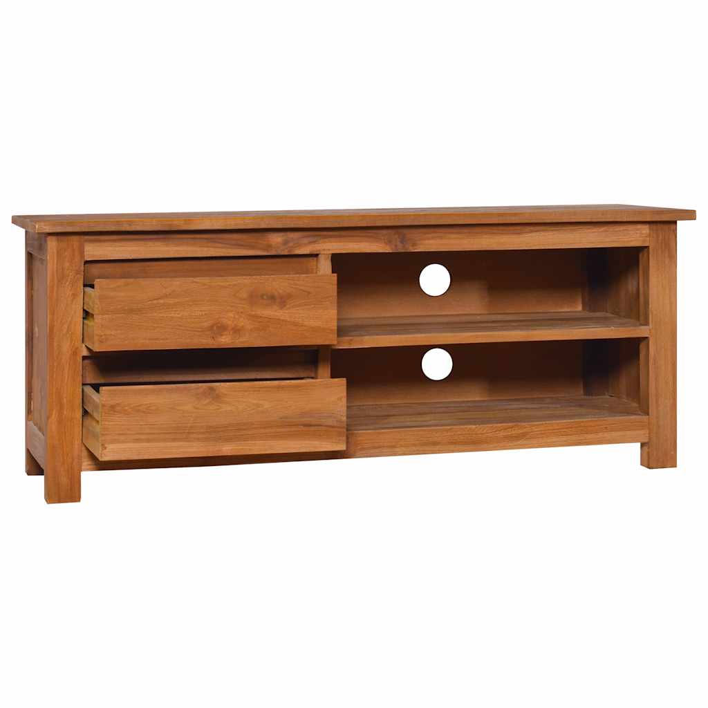 Έπιπλο Τηλεόρασης 100 x 30 x 40 εκ. από Μασίφ Ξύλο Teak - Pakobazaar