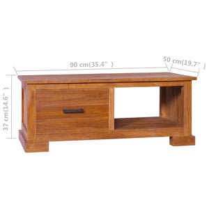 Έπιπλο Τηλεόρασης 90 x 50 x 37 εκ. από Μασίφ Ξύλο Teak - PAKOBAZAAR