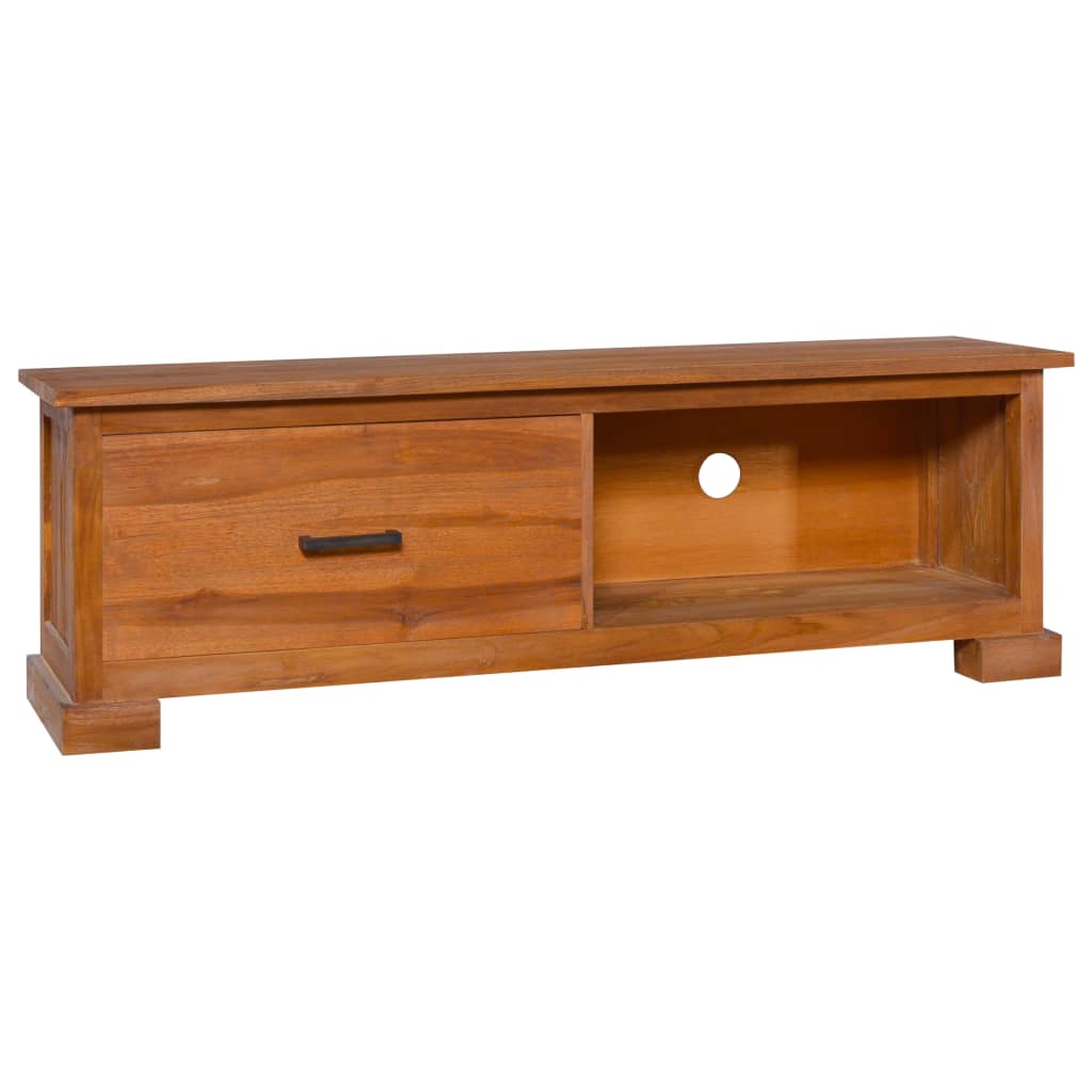 Έπιπλο Τηλεόρασης 112 x 30 x 37 εκ. από Μασίφ Ξύλο Teak - PAKOBAZAAR