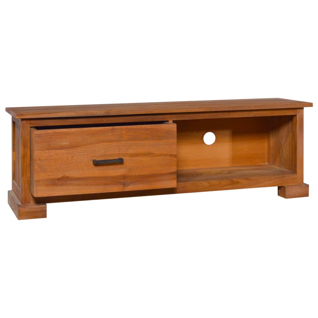 Έπιπλο Τηλεόρασης 112 x 30 x 37 εκ. από Μασίφ Ξύλο Teak - PAKOBAZAAR