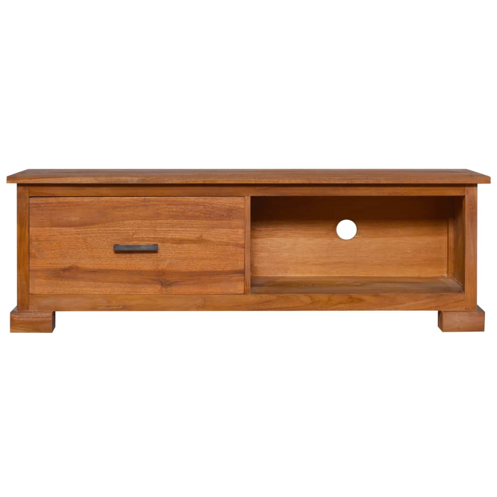 Έπιπλο Τηλεόρασης 112 x 30 x 37 εκ. από Μασίφ Ξύλο Teak - PAKOBAZAAR