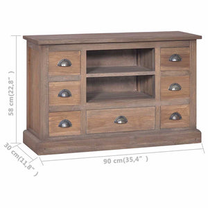 Μπουφές 90 x 30 x 58 εκ. από Μασίφ Ξύλο Teak