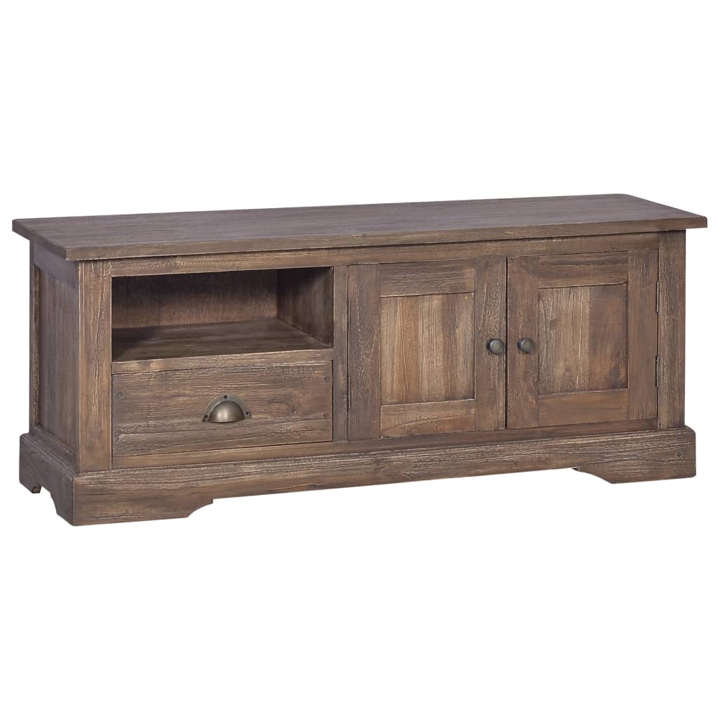 Έπιπλο Τηλεόρασης 100 x 30 x 40 εκ. από Μασίφ Ξύλο Teak - Pakobazaar
