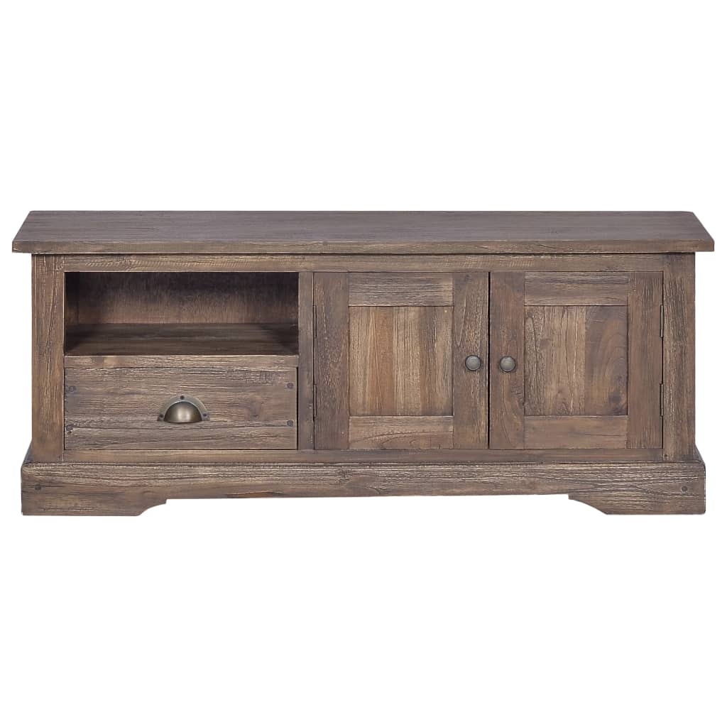 Έπιπλο Τηλεόρασης 100 x 30 x 40 εκ. από Μασίφ Ξύλο Teak - Pakobazaar