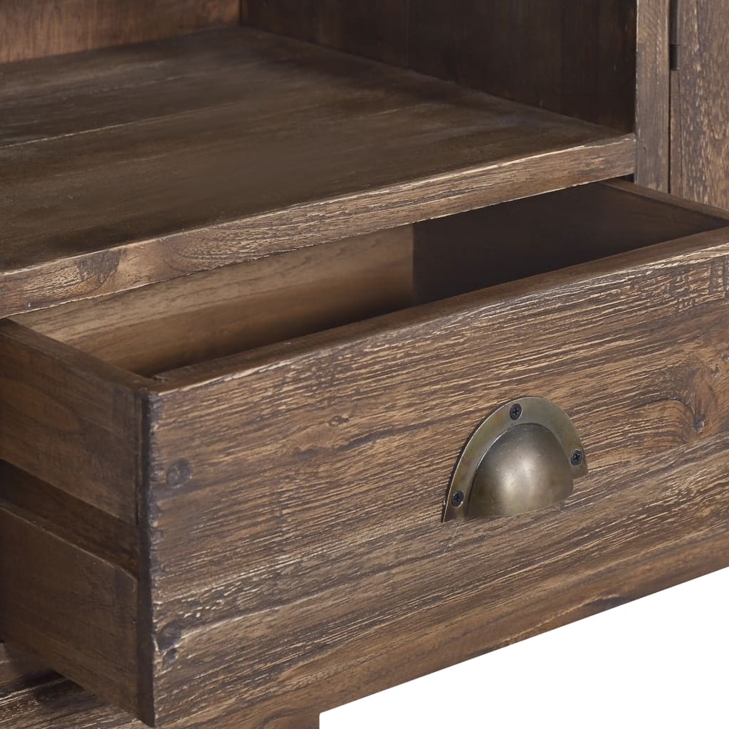 Έπιπλο Τηλεόρασης 100 x 30 x 40 εκ. από Μασίφ Ξύλο Teak - Pakobazaar