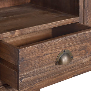 Έπιπλο Τηλεόρασης 100 x 30 x 40 εκ. από Μασίφ Ξύλο Teak - Pakobazaar