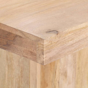 Τραπεζαρία 120 x 120 x 77 εκ. από Μασίφ Ξύλο Μάνγκο - PAKOBAZAAR