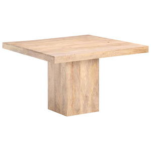 Τραπεζαρία 120 x 120 x 77 εκ. από Μασίφ Ξύλο Μάνγκο - PAKOBAZAAR