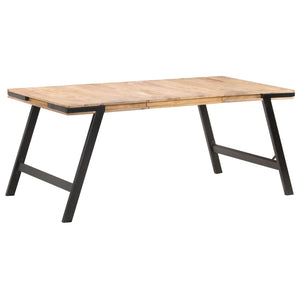 Τραπεζαρία 180 x 90 x 76 εκ. από Μασίφ Ξύλο Μάνγκο - PAKOBAZAAR